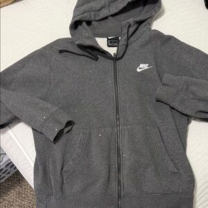 Nike medium Charcoal Hoodie Jacket